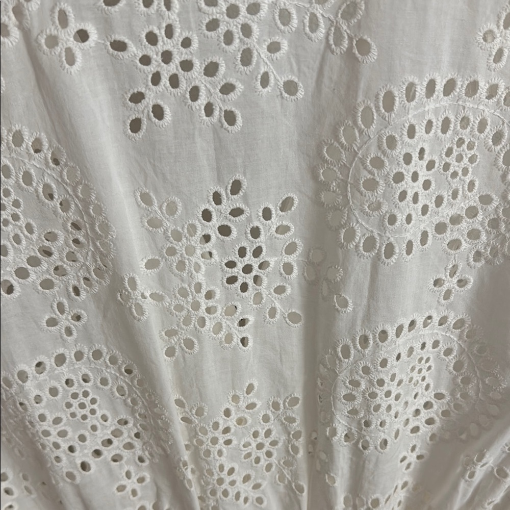 Zara White Long Sleeve Dress - Picture 5 of 10